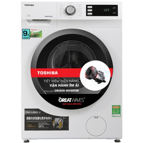 Máy giặt Toshiba Inverter 9.5 Kg TW-BK105S2V(WS)